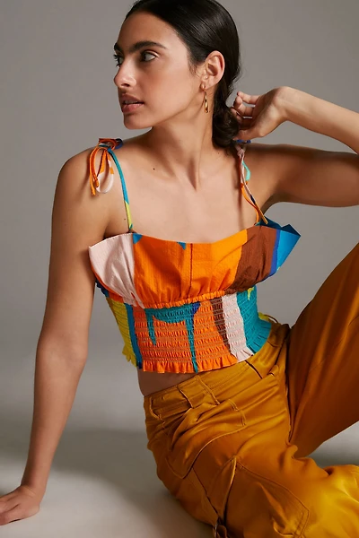 Plenty by Tracy Reese Colorblock Tie-Strap Cami
