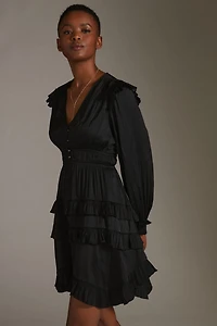Tiered Ruffled Mini Dress