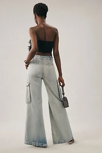Pilcro Wide-Leg Cargo Jeans