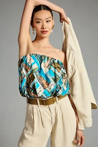 Maeve Strapless Silky Bubble Top