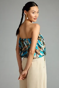 Maeve Strapless Silky Bubble Top