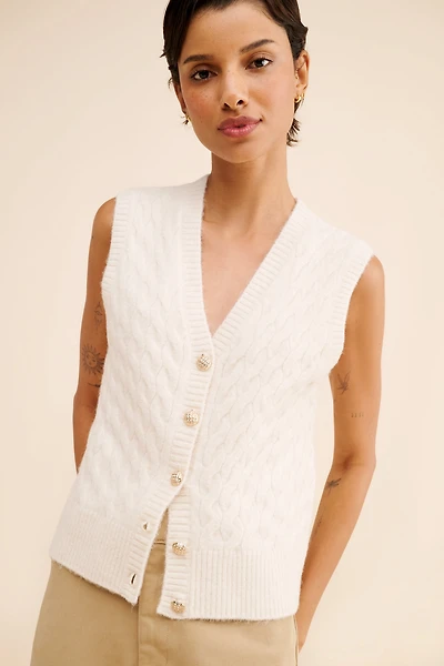 Bishop + Young Estella Cable Knit Vest