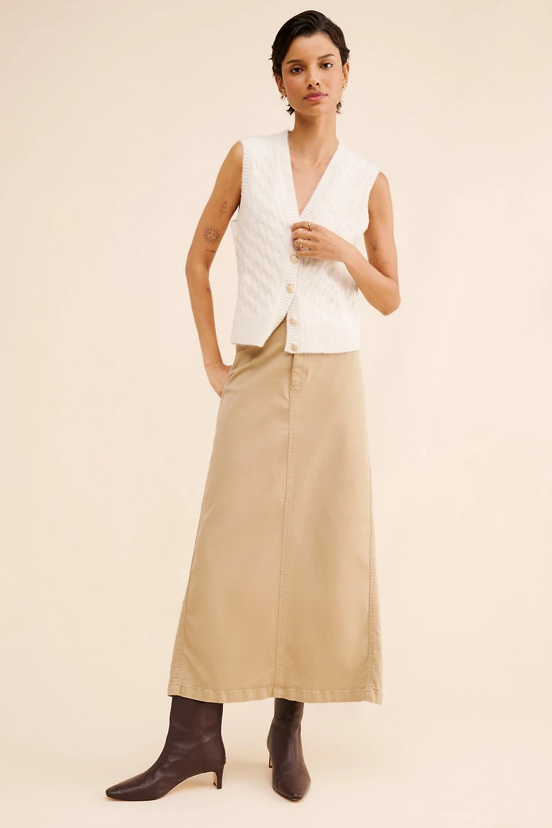 Bishop + Young Estella Cable Knit Vest