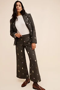 Nikita Mhaisalkar Decorated Wool Blend Menswear Pants