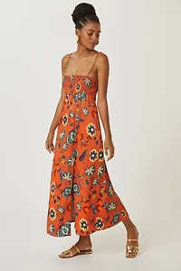 Maeve Floral Cross-Back Maxi Dress