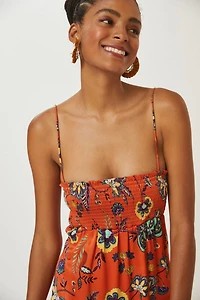 Maeve Floral Cross-Back Maxi Dress