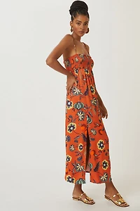 Maeve Floral Cross-Back Maxi Dress