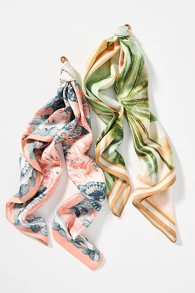Palm Printed Hair Scarves