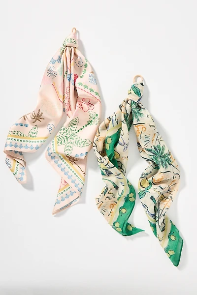Bright Icon Hair Scarves, Set of 2
