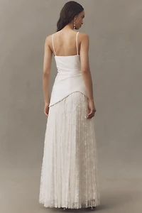 AMUR Leighton Pleated Gown