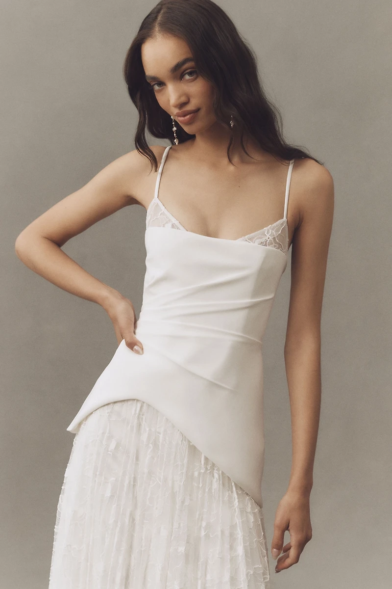 AMUR Leighton Pleated Gown
