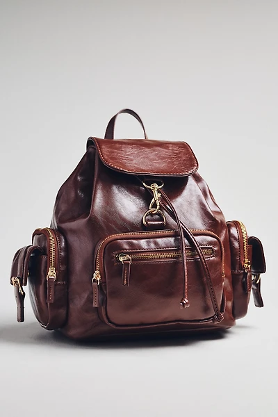By Anthropologie Faux-Leather Backpack