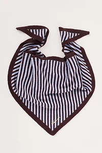 TBCo Stripe Triangle Wool Scarf