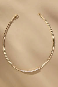 Crystal Collar Snake Chain Necklace