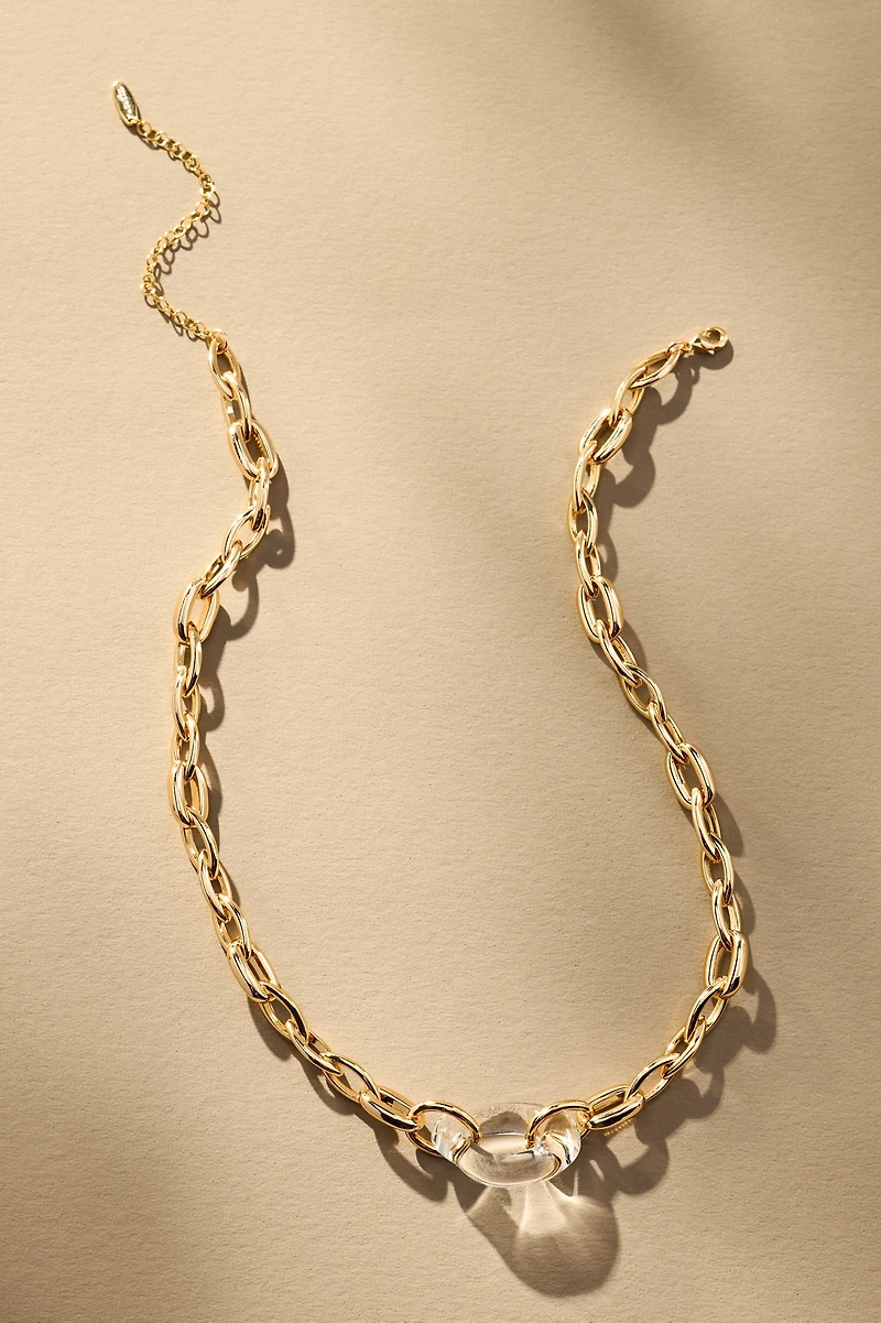 Chain Link Pendant Necklace