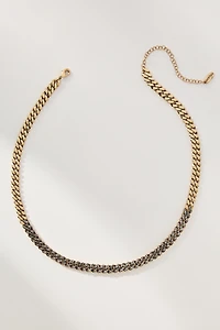 By Anthropologie Gradient Braided Chain Necklace