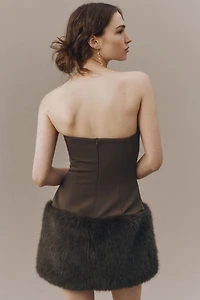 Delfi Collective Gia Strapless Sweetheart Mini Dress