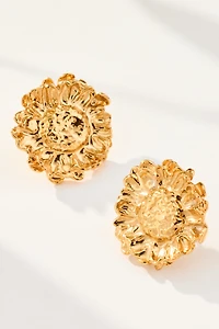Elise Tsikis Flower Post Earrings