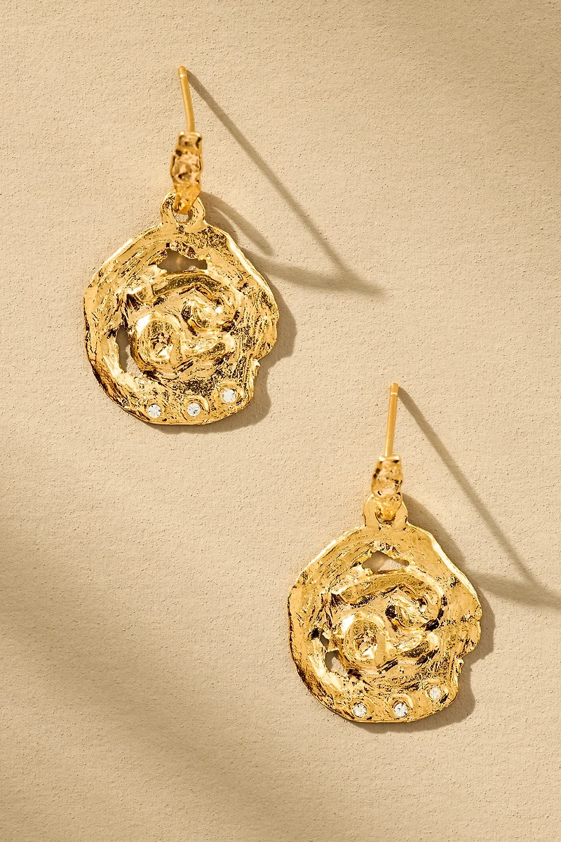 Elise Tsikis Charm Drop Earrings