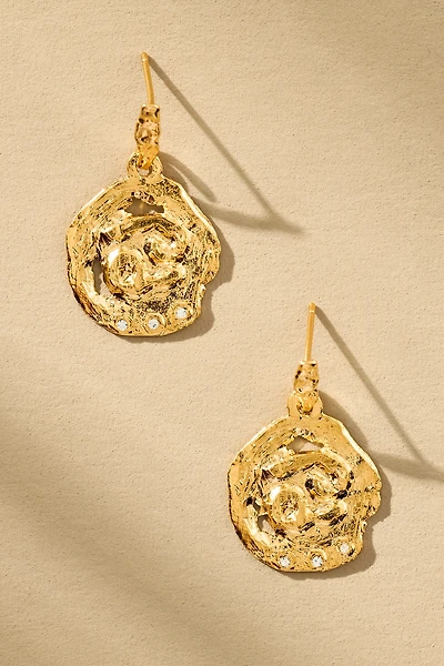 Elise Tsikis Charm Drop Earrings