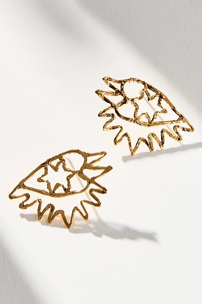 Elise Tsikis Geometric Post Earrings