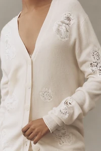 LoveShackFancy Brynnella Cashmere Blend Cardigan Sweater