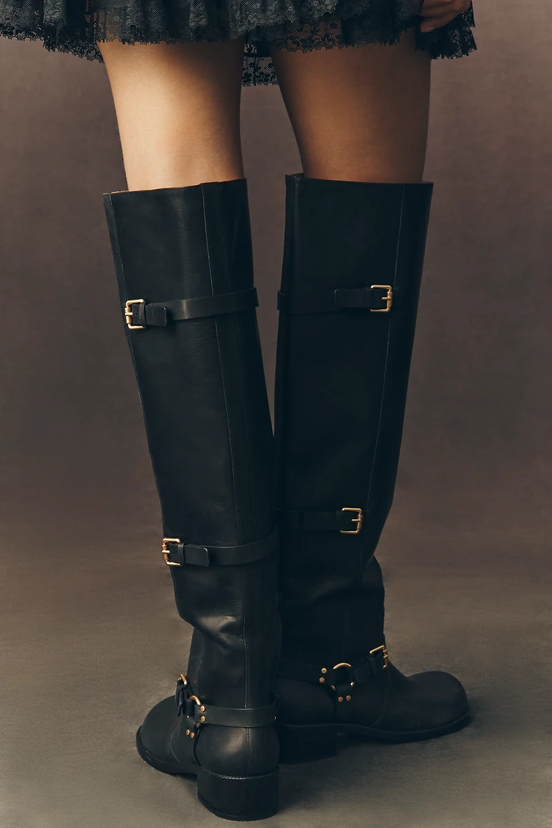 Farm Rio Distressed Over-The-Knee Boots