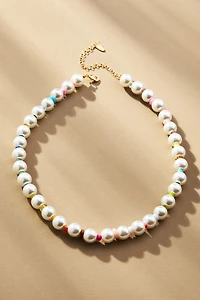 Mixed Bead Pearl Necklace