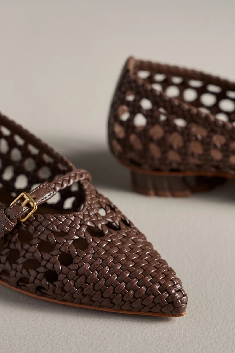 Farm Rio Woven Balerina Heels