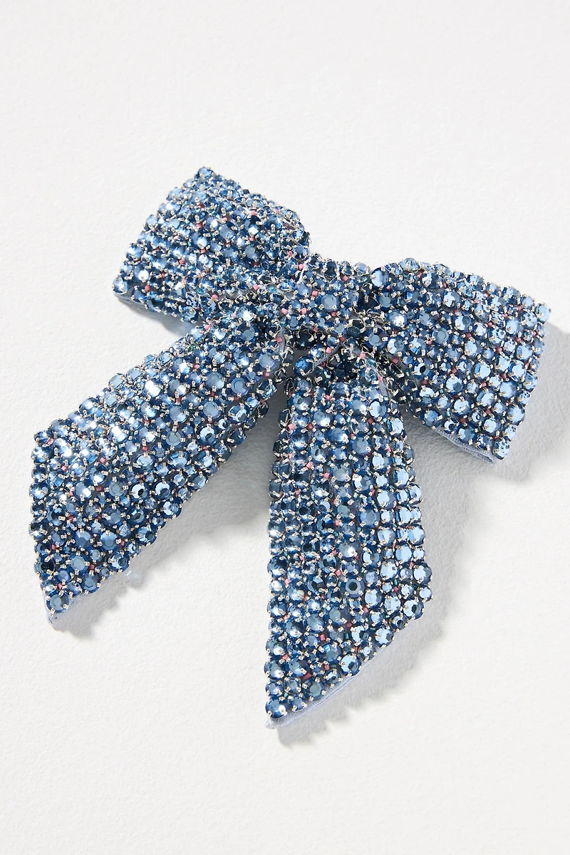 Mignonne Gavigan Santana Crystal Embroidered Hair Bow