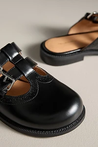 Intentionally Blank Varsity Brogue Mules
