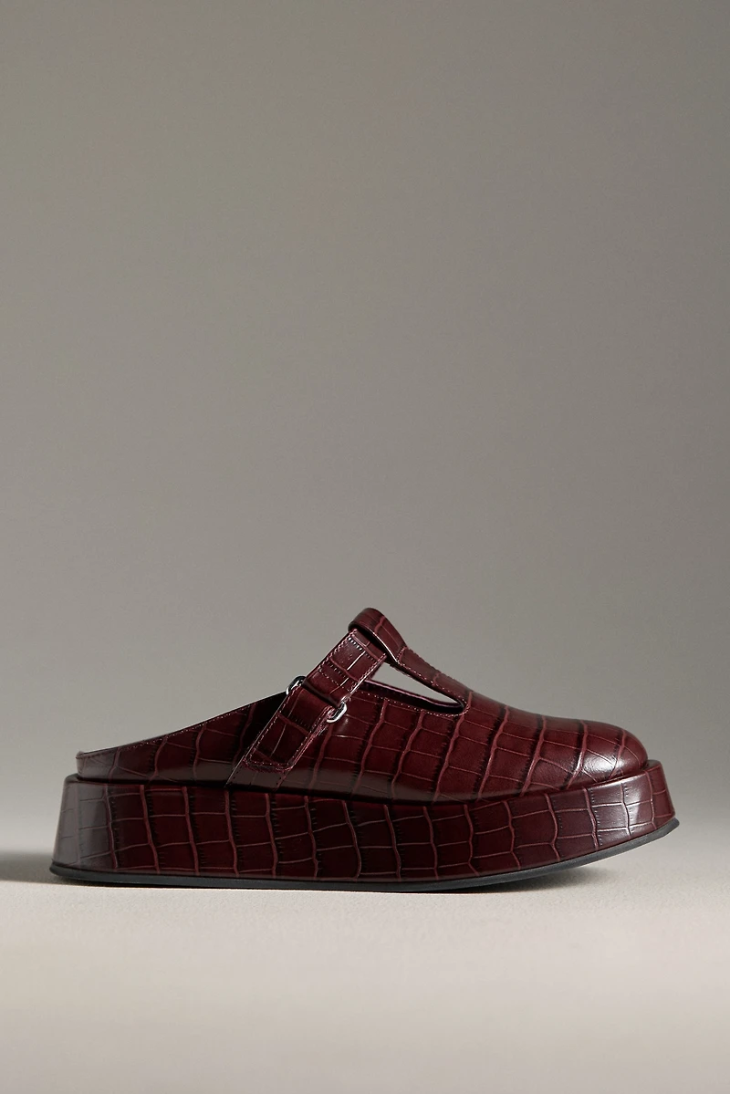Intentionally Blank Platform Slip-On Mary Janes