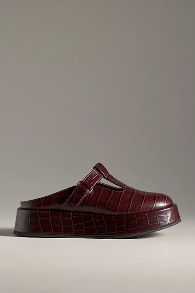 Intentionally Blank Platform Slip-On Mary Janes
