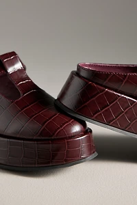 Intentionally Blank Platform Slip-On Mary Janes