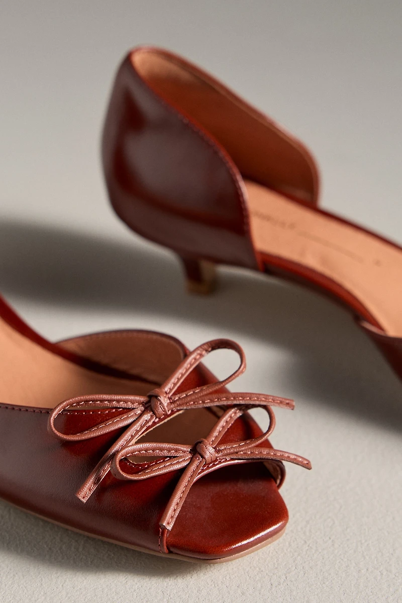 Intentionally Blank Carol Bow Kitten Heels