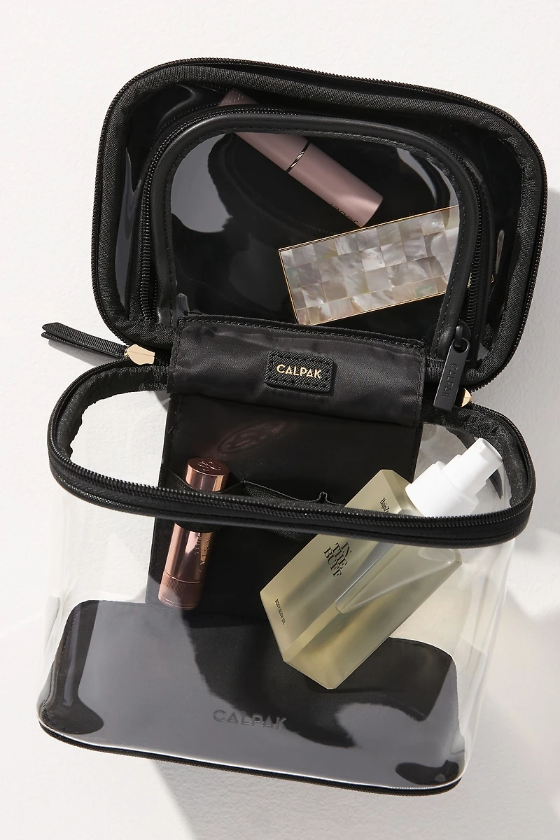 CALPAK Clear Train Case