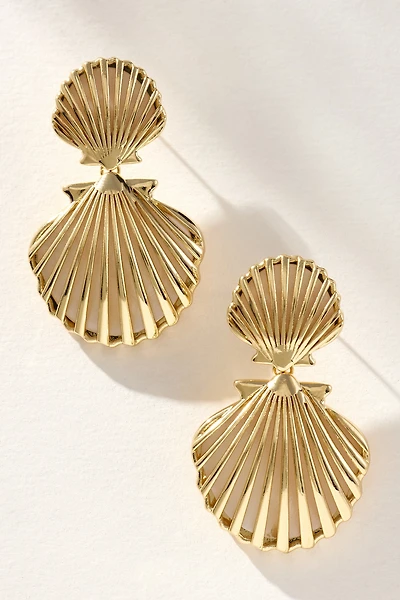 BaubleBar Marni Seashell Drop Earrings