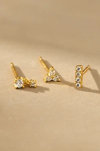 BaubleBar Lottie 18k Gold-Plated Earring Set
