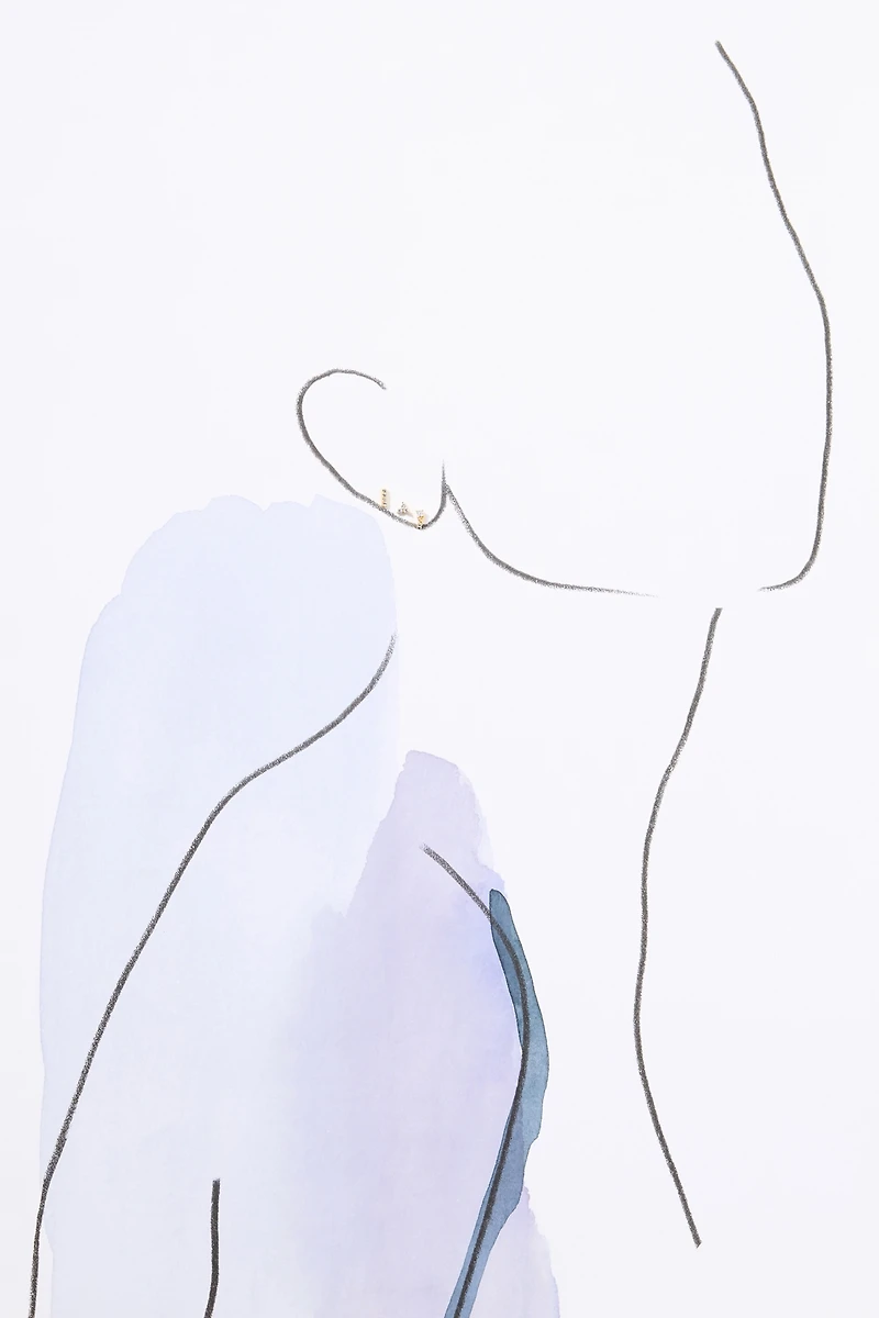 BaubleBar Lottie 18k Gold-Plated Earring Set