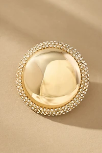 BaubleBar Pamela Pavé Button Statement Earrings