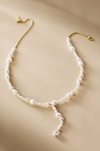 NADRI London Multi-Pearl Y-Necklace