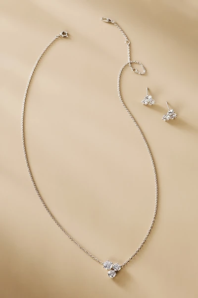 NADRI Natural Beauty Crystal Earrings & Necklace Set