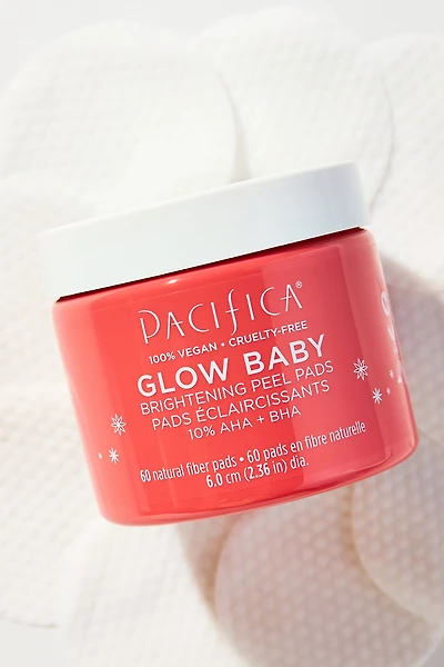 Pacifica Glow Baby Brightening Peel Pads 10% AHA + BHA