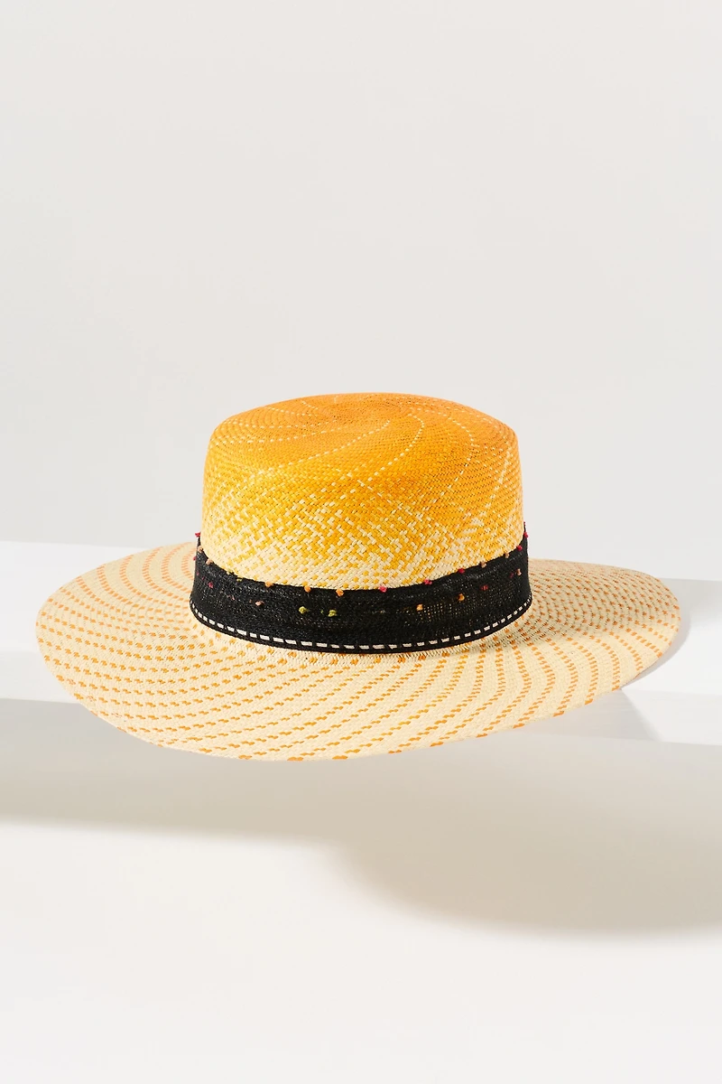 Ortus Lulo Flat-Brim Straw Boater