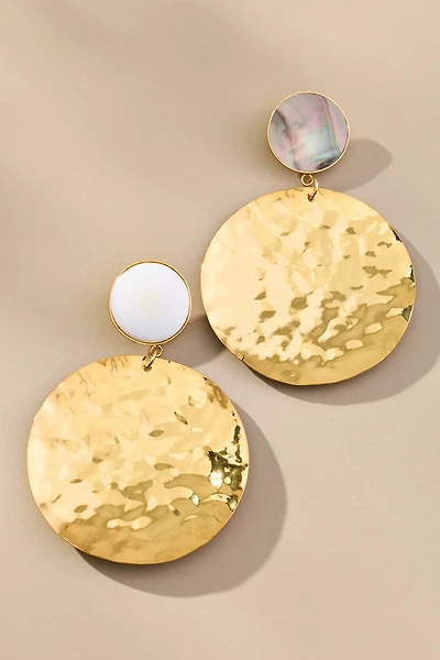 Ortus Luna Circle Drop Earrings