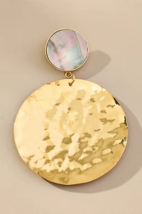 Ortus Luna Circle Drop Earrings
