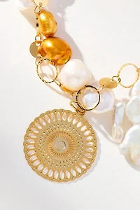 Ortus Stellar Pearl Layered Charm Bracelet