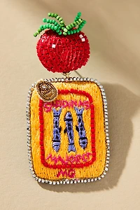 Mignonne Gavigan Mariela Beaded Tinned Fish Drop Earrings