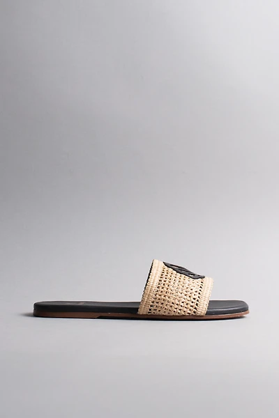 Kaanas Meera Seashell Fishnet Slide Sandals