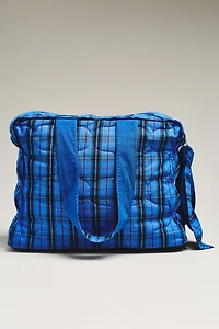Damson Madder Large Checkered Tote